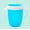 blue, variant on 360 Degrees Can Be Rotated Baby Learning Drinking Cup with Double Handle Silicone Drinking Cup Anti-Choking Drinking Cups