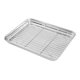 thumbnail image 3 of Juego de bandejas para hornear, bandeja para hornear con estante, hojas para galletas, rejilla para horno de acero inoxidable, 1 Juego, 3 of 5