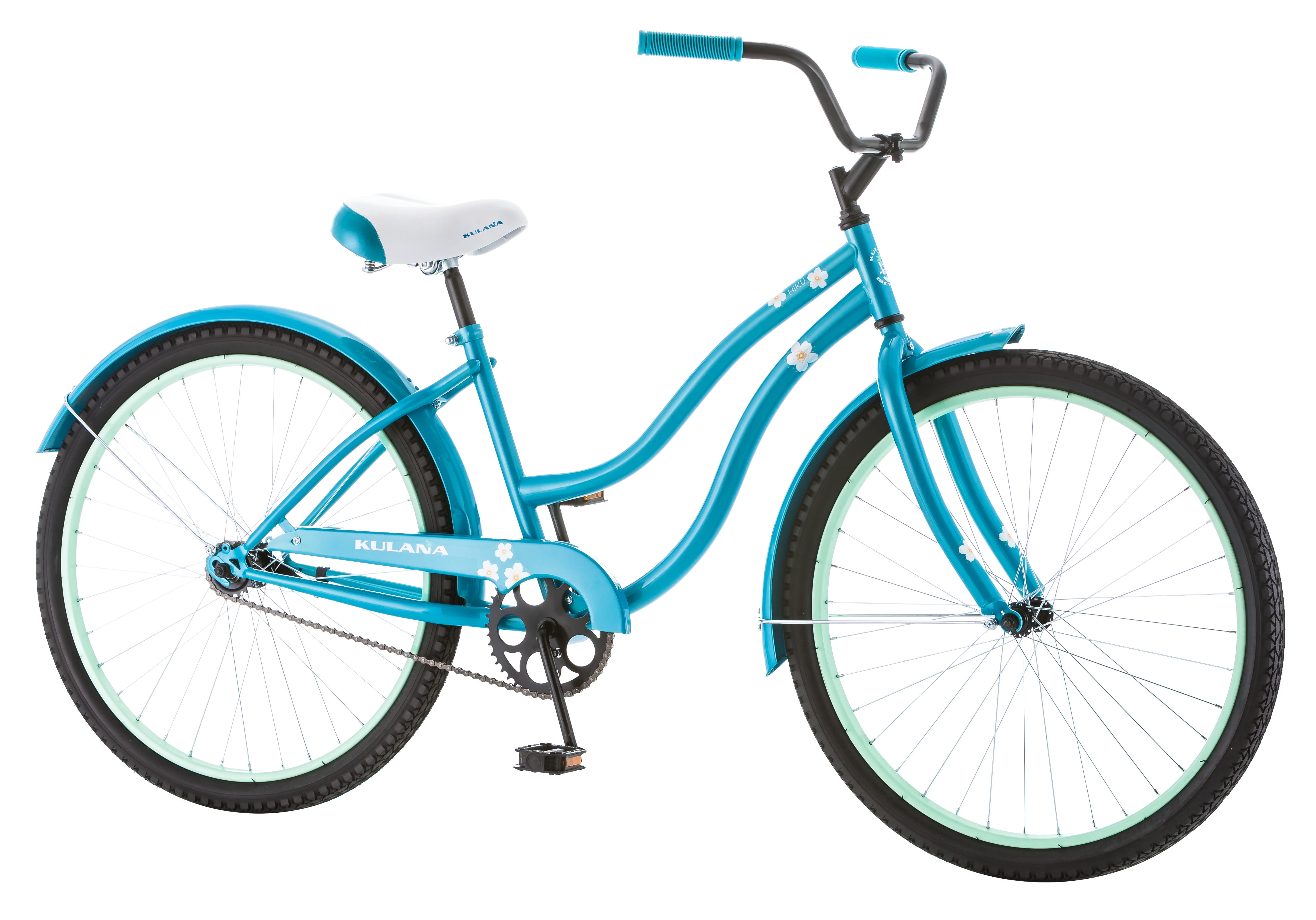 Kulana Hiku Cruiser Bike, 26-Inch Wheels, Blue