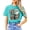 Seafoam Shirt, variant on Funny Raccoon Howling at Moon Shirt for Women and Teens Vintage Raccoon Graphic Tee Seafoam Shirt Adult 2X-Large