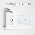 thumbnail image 6 of EZANDA Vessel Sink Faucet Single-handle Bathroom Faucet,Silver, 6 of 7