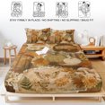 thumbnail image 5 of King Size Fitted Sheet Set - Fall 3 Piece Bedding Sets 16" Deep Pocket Fitted Sheet with 2 Pillowcases, Vintage Country Harvest Fox Pumpkins Maple Leaf Brushed Microfiber Hotel Luxury Bed Sheets, 5 of 9