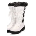 thumbnail image 5 of Nature Breeze DF72 Women Nylon Fur Trimmed Quilted Lace Up Winter Boot, 5 of 5