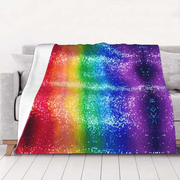 Glitter Live Warm Cozy Plush Throw Blanket for Couch Bed Sofa 80"x60"