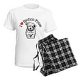 thumbnail image 4 of CafePress - I Love Bichon Frise Women's Light Pajamas - Women's Short Sleeve Print T-Shirt and Pants Light Cotton Pajama Set, 4 of 7