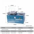 thumbnail image 7 of Tooltos 2L Lost Wax Method Jewelry Vacuum Investing Casting Machine, 7 of 7