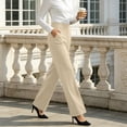 thumbnail image 5 of Yutgune High Waist Straight Wide Leg Yoga Pants For Women Tummy Control Womens Leggings Workout Gym Leggings With Side Pockets Womens Pants, 5 of 8