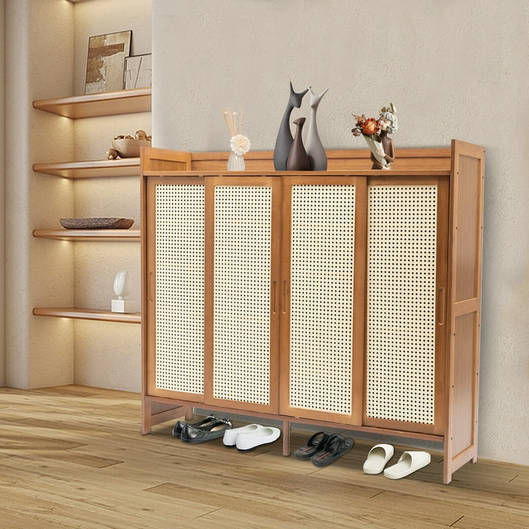 Shoe Cabinet, 6-Tier Large Shoe Storage Cabinets for Entryway 42