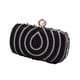 thumbnail image 4 of Bolso de mano, bolso de novia, bolso de mano de lujo con cadena, bolso formal de cóctel con perlas negro, 4 of 9