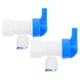 thumbnail image 3 of 2 piezas Válvula de bola de conexión rápida Válvula de bola de agua de conexión rápida para tanques de almacenamiento de agua presurizados para sistemas de osmosis inversa de 1/4 de pulgada, 3 of 6