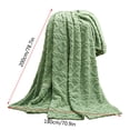 thumbnail image 3 of Dvkptbk 180X200cm Super Soft Warm Solid Warm Fleece Blanket Throw Rug Sofa Bedding, 3 of 5