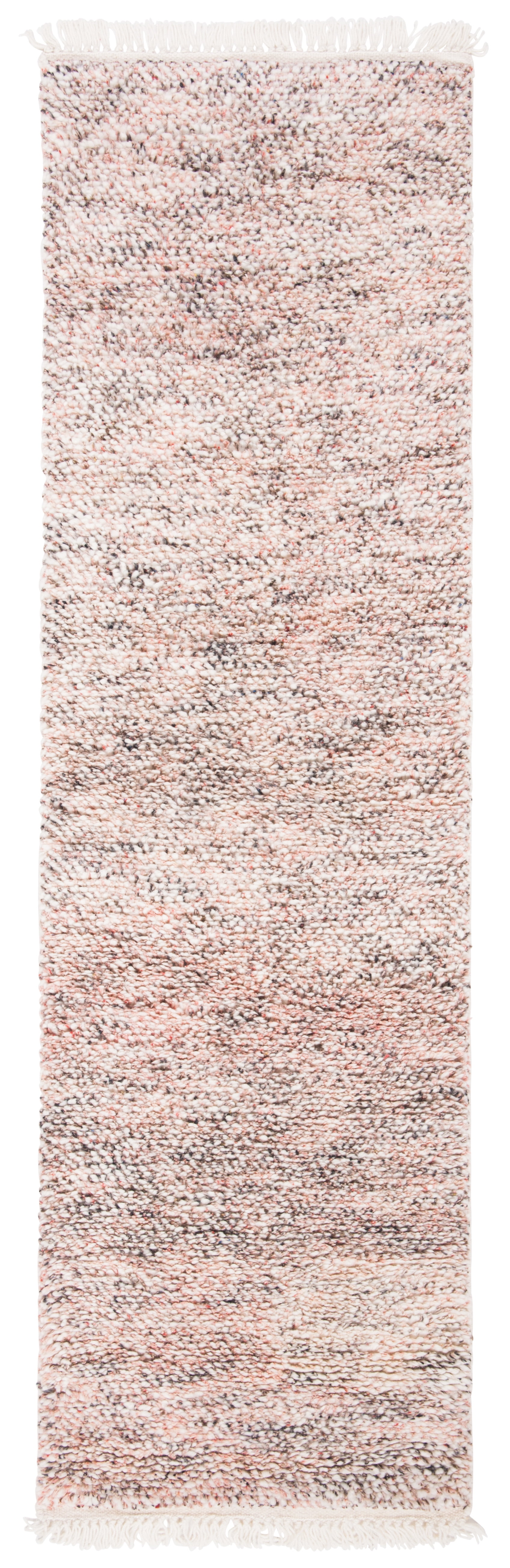 SAFAVIEH Casablanca Axel Solid Wool Shag Runner Rug, Red, 2'3" x 8'