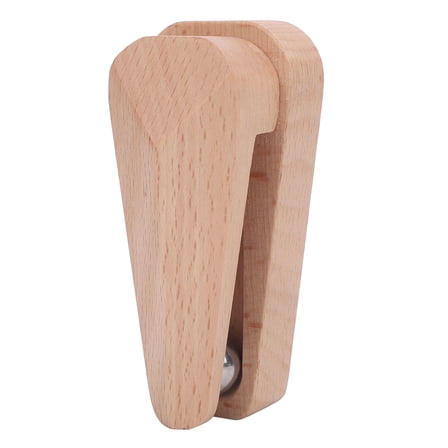 BIMZUC Solid Beech Wood Self‑Adhesive Towel Clip – Space‑Saving Wall Hook for Bathroom, Kitchen & Bedroom
