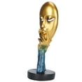 thumbnail image 1 of Abstract Face Sculpture, Abstract Thinker Sculpture Lifelike Face Sculpture, Room For Desktop, 1 of 8