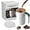 White, variant on Electric Coffee Mug With a Built-In Lcd Thermometer, 380ML/13OZ Prevent Overflow Self-Stirring Magnetic Coffee Cup, Perfect for Brewing Coffee, Milk, Cocoa, Etc. (Black)