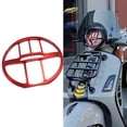 thumbnail image 3 of BAOSITY Motorcycle Headlight Guard Motorcycle Headlight Grille High Performance Aluminum Alloy Motorcycle Accessories Protector Cover Red, 3 of 6