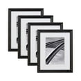 thumbnail image 4 of Craig Frames Black, 16x24 inch Hardwood Picture Frame Matted for a 12x18 Photo, Set of Four, 4 of 5