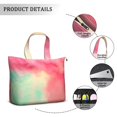 thumbnail image 2 of 22 Inch Oversized Travel Bag Lightweight Canvas Weekender Duffel with Multi Pockets, Aurora Print, 2 of 5