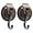 Red Bronze, variant on Heavy Duty Vacuum Suction Cup Hooks (2Pack) for Shower,Glass Window,Kitchen&Bathroom&Restroom Organization,Black.