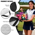 thumbnail image 6 of SEANATIVE Golf Cart Seat Covers for 2-Person Seats, Suitable for EZGO, Yamaha, Club Car and More, Scratch-resistant All Weather Golf Cart Accessory, Tropical Hibiscus Flower Leaf Hawaii Style, 6 of 7