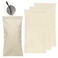 thumbnail image 1 of Estuche de gafas suave de 4 piezas, bolsa portátil de gafas con tapa de compresión, estuche de gafas de sol de cuero para mujeres (beige), 1 of 7