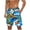Multicolor, variant on ZRGHAOYLQ Summer Beach Shorts Men Plus Size Swim Trunks Quickly Dry Elastic Waist Fashionable Drawstring Board Shorts Hawaiian 3d Print Swimwear Sales Today Clearance