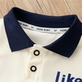 thumbnail image 4 of Coerni Toddler Casual Short Sleeved Athletic Outfits Boys Soild Pol𝐨 Tshirt Plain Shirt Set Teens Personalized School Uniform, 4 of 9