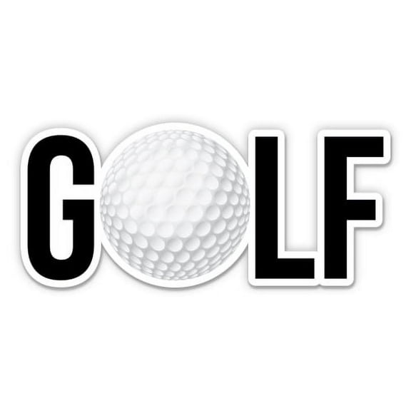 Golf - 3" Vinyl Sticker - For Car Laptop Water Bottle Phone - Waterproof Decal