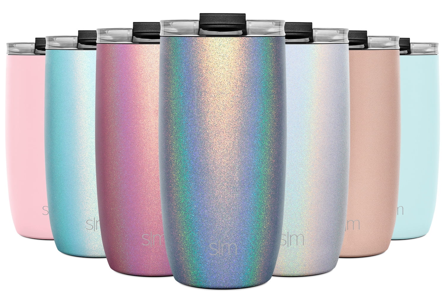 Simple Modern 16oz Voyager Travel Mug Tumbler w/ Clear Flip Lid & Straw