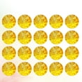 thumbnail image 4 of FRCOLOR Coat Button 50pcs Clear Crystal Button Adorable Shirt Button Simple Sweater Fasteners Delicate Sewing Buttons Coat Button Accessory for Man Woman Baby DIY (Yellow),0.47"X0.47"X0.39", 4 of 5