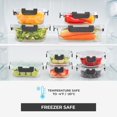 thumbnail image 2 of Recipientes de vidrio para almacenamiento Freshware, 24 piezas con tapas, 2 of 7