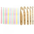 thumbnail image 2 of DIY Weaving Crochet, Sweater Pin 17Pcs Crochet Set, for Small Carpet Calfskin Projects Bulky Yarns, 2 of 8