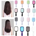 thumbnail image 2 of Peine para desenredar el cabello enredado, peine de masaje ahuecado, peine antiestático, herramientas de peinado de peluquería de salón, 2 of 4