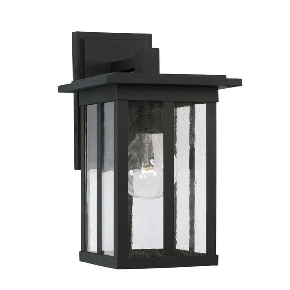 1 Light Outdoor Wall Lantern Rain Or Shine Made For Coastal Environments-Black Finish Capital Lighting 943811Bk