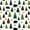 White Dark Green, variant on Manfei Boho Grizzly Bear Twin Quilt Set, Neutral Farmhouse Plaid Twin Coverlet Set, Brown White, Black Reversible, 2pcs, 1 Bedspread and 1 Pillowcase