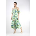 thumbnail image 4 of Artyska Printed Maxi Dress with Tuck Sleeve, 4 of 4