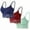 Navy bras for women, variant on ATOYSOY 3 Pack Lace Bralette for Women Fashion Lace Camisole Bralette Top with Thin Shoulder Straps Floral Bandeau Bra Crop Top (Green,L)