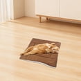thumbnail image 7 of Barhoo Soft Reversible Fleece Pet Bed Mat Machine Washable Dog Crate Kennel Liner Comfortable Sleeping Pad for Small Medium Large Dogs Cats Home Travel Indoor Outdoor Use A Pet Bed, 7 of 7