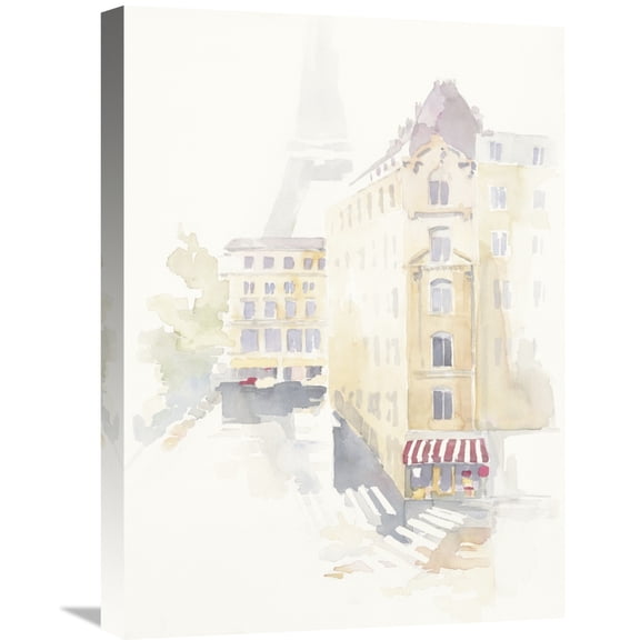 Global Gallery Avery Tillmon 'Paris Crosswalk' Canvas Wall Art