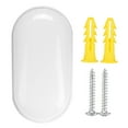 thumbnail image 1 of Lámpara de techo de pared con mamparo ovalado LED blanco neutro lámpara de jardín impermeable para interiores y exteriores, 1 of 8