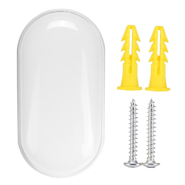 Lámpara de techo de pared con mamparo ovalado LED blanco neutro lámpara de jardín impermeable para interiores y exteriores