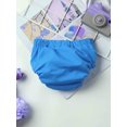 thumbnail image 3 of Nyeemya Toddler Baby Boys Girls Washable Swim Diaper Unisex Solid Color Swimming Trunks Infant Blue 70, 3 of 6