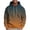 Yellow, variant on Trendy Hoodies for Men Gradient Color Drawstring Hooded Pullover Sweatshirts with Pocket Long Sleeve Casual Tops (XL, Yellow)