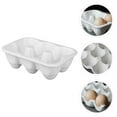 thumbnail image 3 of Creative Ceramic 6 Grids Egg Tray Household Kitchen Egg Storage Box, 3 of 8