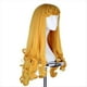 thumbnail image 4 of Peluca de Princesa de las Bellas Durmientes de Anime, Pelo y Amarillo para Mujer, Disfraz de Cosplay, Pelucas para Fiesta de Halloween, Pelo y Rizado, 4 of 5