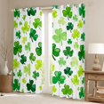 thumbnail image 2 of Feelyou Leaf Black Out Curtains, Seasonal Spring Holiday Curtains Pack of 2 (42x63 Each), 2 of 6