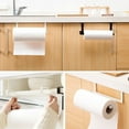 thumbnail image 2 of Visland Paper Towel Hanger Holder Stainless Steel Kitchen Roll Paper Towel Holder Tissue Hanger Organizer Rack for Kitchen Under Cabinet Over Door, 2 of 7