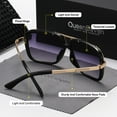 thumbnail image 3 of QueenSeven Unisex Causal Large Frame Sunglasses Outdoor Fishing Driving Cycling Classic Sunglasses, 3 of 4
