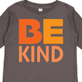thumbnail image 4 of Inktastic Be Kind Logo in Orange Boys or Girls Long Sleeve Toddler T-Shirt, 4 of 5
