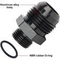 thumbnail image 3 of GFDYREE Adaptateur de Raccord Torique Mâle 12AN vers AN8 ORB 2 Pcs, 3 of 5